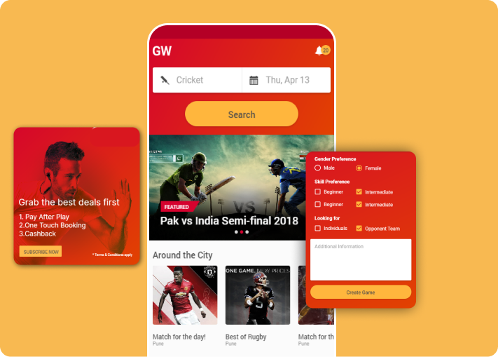 Sports Venue Booking App