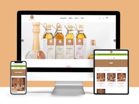 Coldpress products e-commerce website