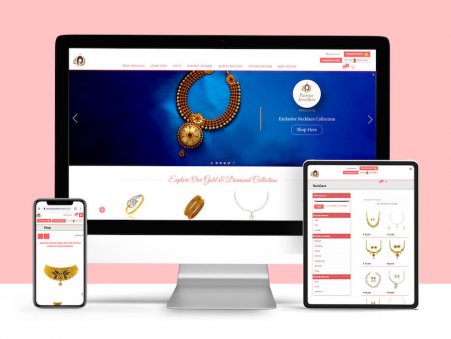Jewelry e-commerce website
